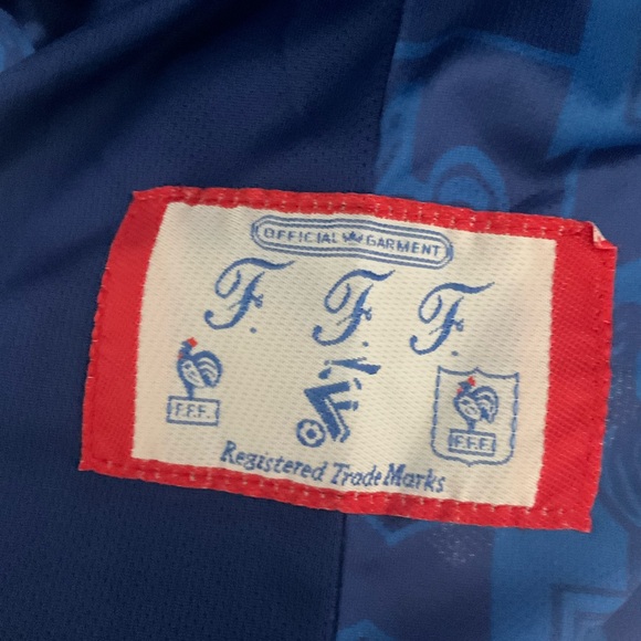 France Zidane Mens 1996 Jersey - Picture 6 of 7